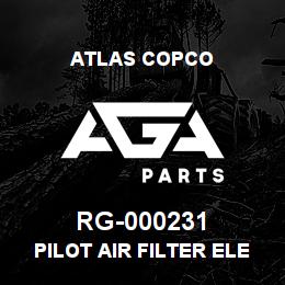 RG-000231 Atlas Copco PILOT AIR FILTER ELE | AGA Parts