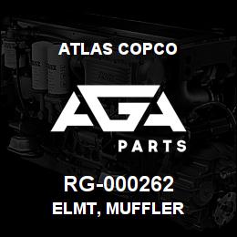 RG-000262 Atlas Copco ELMT, MUFFLER | AGA Parts