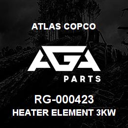 RG-000423 Atlas Copco HEATER ELEMENT 3KW | AGA Parts