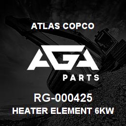 RG-000425 Atlas Copco HEATER ELEMENT 6KW | AGA Parts