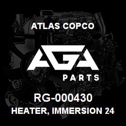 RG-000430 Atlas Copco HEATER, IMMERSION 24KW | AGA Parts