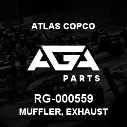 RG-000559 Atlas Copco MUFFLER, EXHAUST | AGA Parts