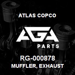 RG-000878 Atlas Copco MUFFLER, EXHAUST | AGA Parts