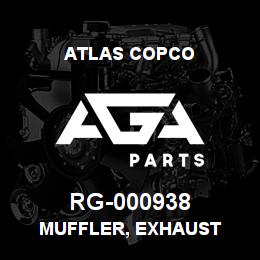 RG-000938 Atlas Copco MUFFLER, EXHAUST | AGA Parts