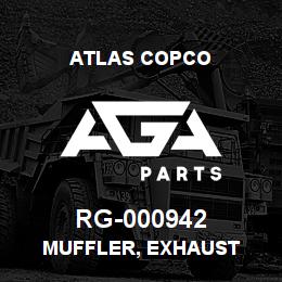 RG-000942 Atlas Copco MUFFLER, EXHAUST | AGA Parts