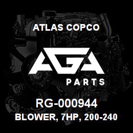 RG-000944 Atlas Copco BLOWER, 7HP, 200-240/400-460-3 | AGA Parts