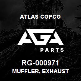 RG-000971 Atlas Copco MUFFLER, EXHAUST | AGA Parts