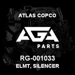 RG-001033 Atlas Copco ELMT, SILENCER | AGA Parts