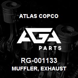 RG-001133 Atlas Copco MUFFLER, EXHAUST | AGA Parts