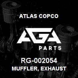 RG-002054 Atlas Copco MUFFLER, EXHAUST | AGA Parts
