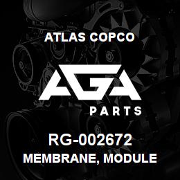 RG-002672 Atlas Copco MEMBRANE, MODULE | AGA Parts