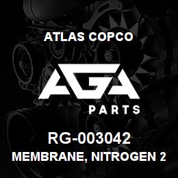 RG-003042 Atlas Copco MEMBRANE, NITROGEN 200 PSI | AGA Parts
