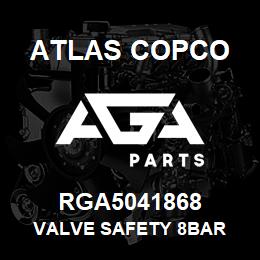 RGA5041868 Atlas Copco VALVE SAFETY 8BAR | AGA Parts