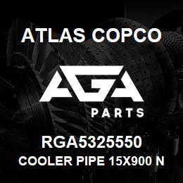 RGA5325550 Atlas Copco COOLER PIPE 15X900 NK | AGA Parts