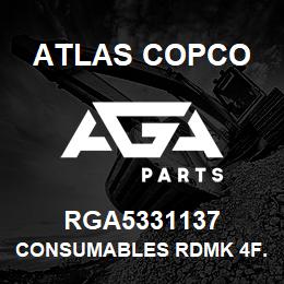 RGA5331137 Atlas Copco CONSUMABLES RDMK 4F. | AGA Parts