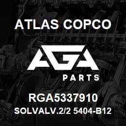 RGA5337910 Atlas Copco SOLVALV.2/2 5404-B12 1/2+230V | AGA Parts