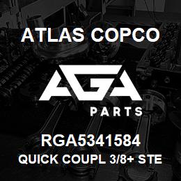 RGA5341584 Atlas Copco QUICK COUPL 3/8+ STEEL SERIE25 | AGA Parts