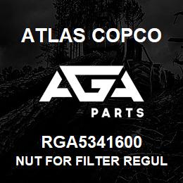 RGA5341600 Atlas Copco NUT FOR FILTER REGULATOR 07 | AGA Parts