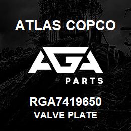 RGA7419650 Atlas Copco VALVE PLATE | AGA Parts
