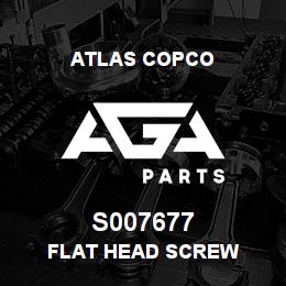 S007677 Atlas Copco FLAT HEAD SCREW | AGA Parts