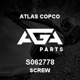 S062778 Atlas Copco SCREW | AGA Parts