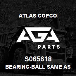 S065618 Atlas Copco BEARING-BALL SAME AS | AGA Parts