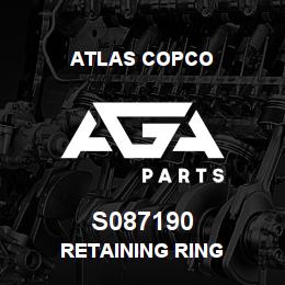 S087190 Atlas Copco RETAINING RING | AGA Parts