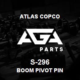 S-296 Atlas Copco BOOM PIVOT PIN | AGA Parts