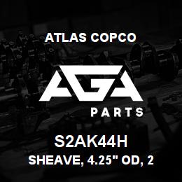 S2AK44H Atlas Copco SHEAVE, 4.25' OD, 2 | AGA Parts
