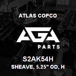 S2AK54H Atlas Copco SHEAVE, 5.25' OD, H | AGA Parts