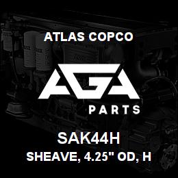 SAK44H Atlas Copco SHEAVE, 4.25' OD, H | AGA Parts
