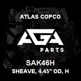 SAK46H Atlas Copco SHEAVE, 4.45' OD, H | AGA Parts