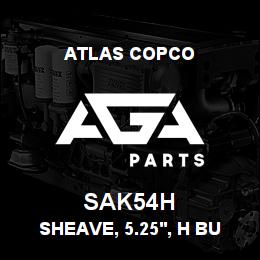 SAK54H Atlas Copco SHEAVE, 5.25', H BUS | AGA Parts