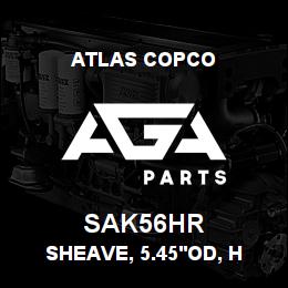 SAK56HR Atlas Copco SHEAVE, 5.45'OD, H B | AGA Parts