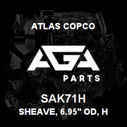 SAK71H Atlas Copco SHEAVE, 6.95' OD, H | AGA Parts