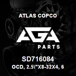 SD716084 Atlas Copco OCD, 2.5"X8-32X4, 60-AO-RB | AGA Parts
