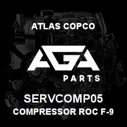 SERVCOMP05 Atlas Copco COMPRESSOR ROC F-9 | AGA Parts
