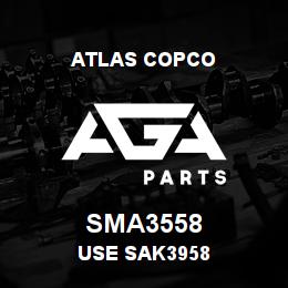 SMA3558 Atlas Copco USE SAK3958 | AGA Parts