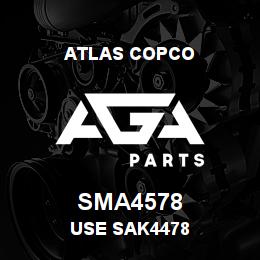 SMA4578 Atlas Copco USE SAK4478 | AGA Parts