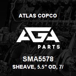 SMA5578 Atlas Copco SHEAVE, 5.5' OD, 7/8 | AGA Parts
