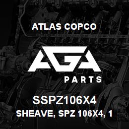 SSPZ106X4 Atlas Copco SHEAVE, SPZ 106X4, 1 | AGA Parts