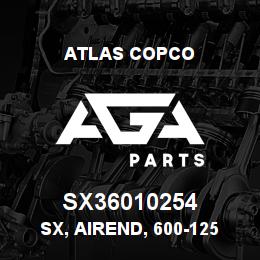 SX36010254 Atlas Copco SX, AIREND, 600-125 178.5 MM. | AGA Parts