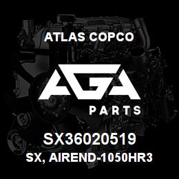SX36020519 Atlas Copco SX, AIREND-1050HR3 | AGA Parts