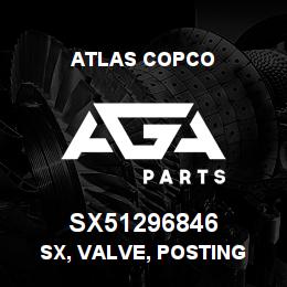 SX51296846 Atlas Copco SX, VALVE, POSTING | AGA Parts