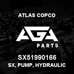 SX51990166 Atlas Copco SX, PUMP, HYDRAULIC | AGA Parts