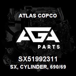 SX51992311 Atlas Copco SX, CYLINDER, 690/695 | AGA Parts
