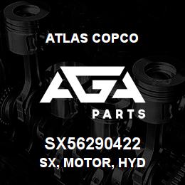 SX56290422 Atlas Copco SX, MOTOR, HYD | AGA Parts