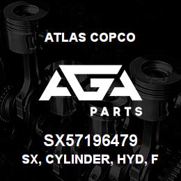 SX57196479 Atlas Copco SX, CYLINDER, HYD, FEED | AGA Parts