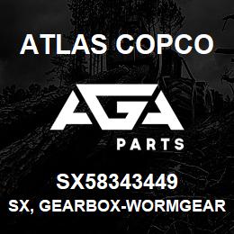 SX58343449 Atlas Copco SX, GEARBOX-WORMGEAR | AGA Parts