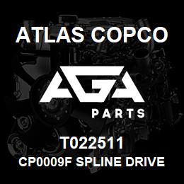 T022511 Atlas Copco CP0009F SPLINE DRIVE HANDDRILL | AGA Parts